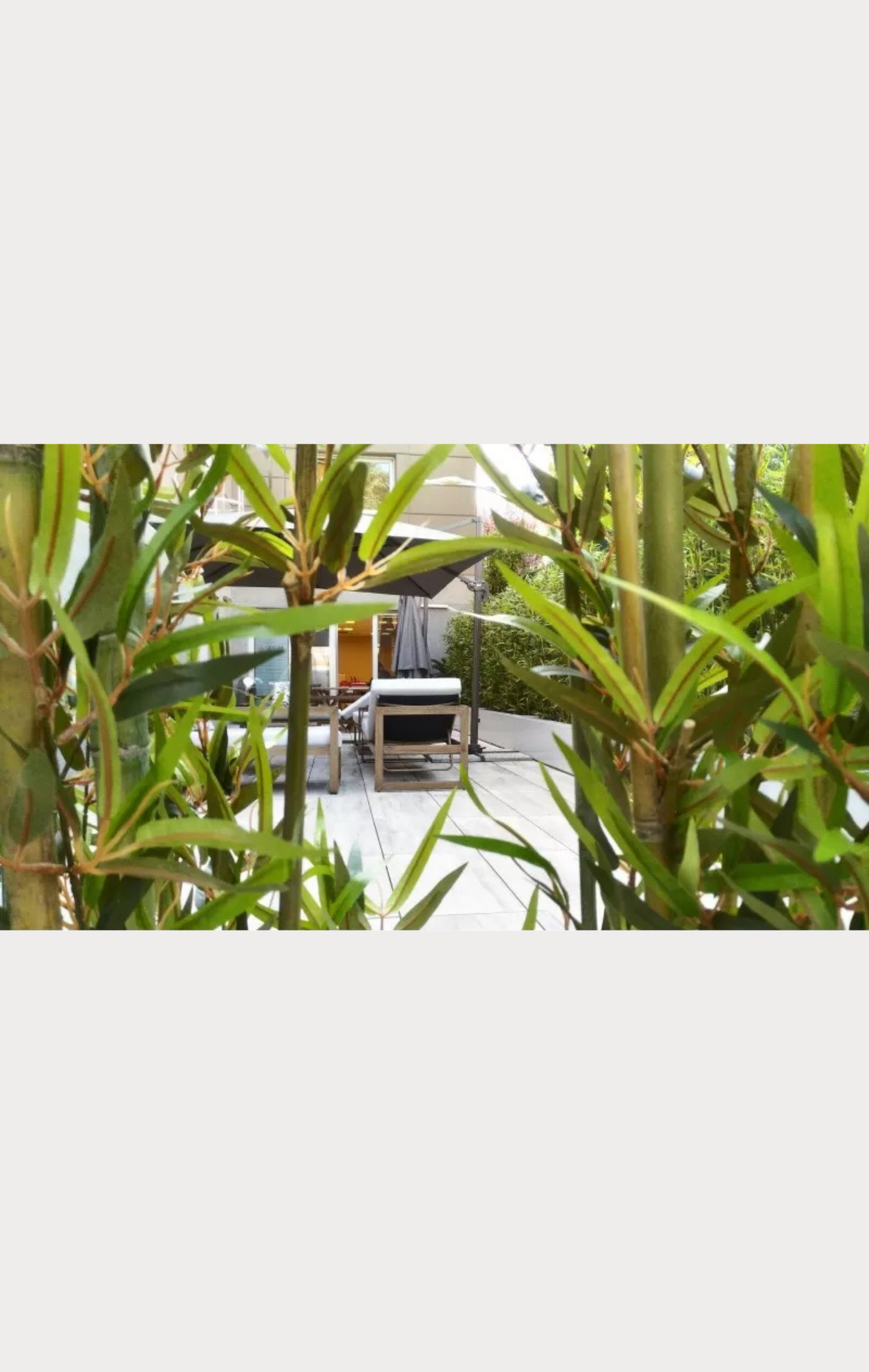 Bamboo Large Seminaturale • Verde • 6/7 Canne Naturali • UVR