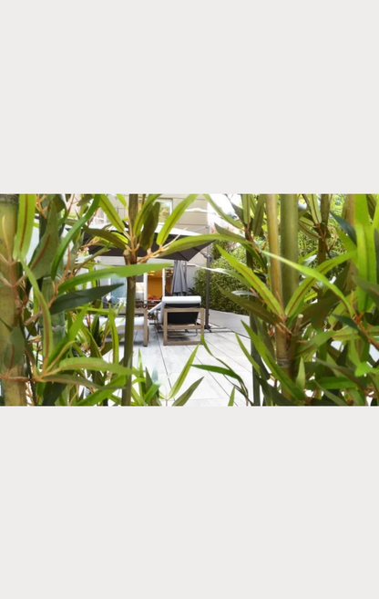 Bamboo Large Seminaturale • Verde • 6/7 Canne Naturali • UVR