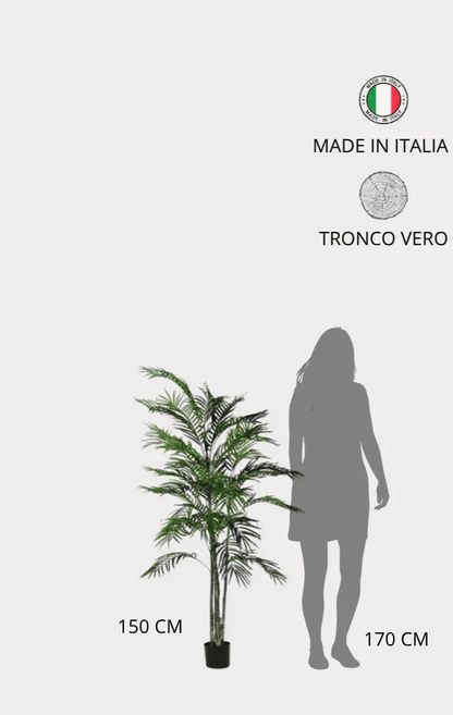 Palma Areca Deluxe Artificiale • Verde • H cm 150