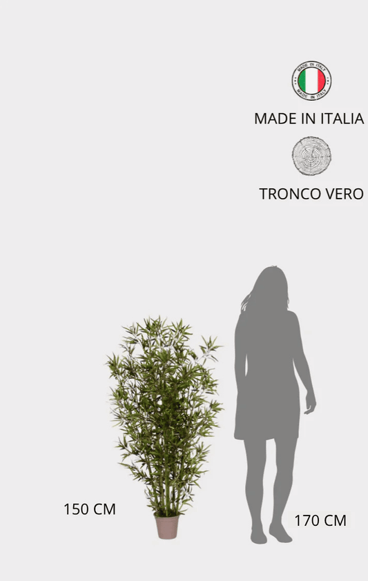 Bamboo Small Seminaturale • Verde • Tronco Bosco • UVR